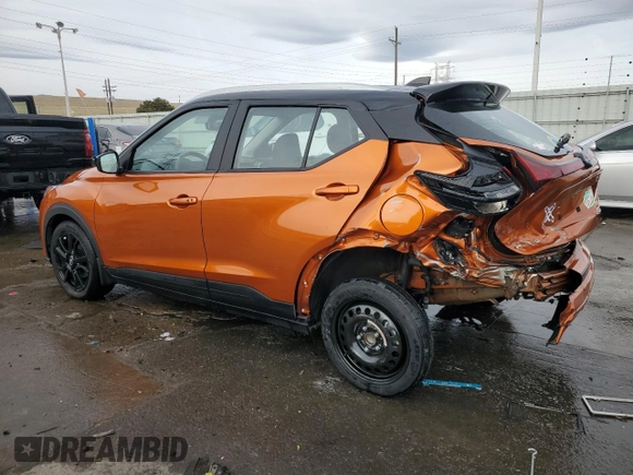 2024 Nissan Kicks SV with VIN 3N1CP5CV3RL480759, listed as a Copart auction lot 50064435 with 16,260 mi miles and Salvage Title. Bid and sale history available at DreamBid. Image 2.