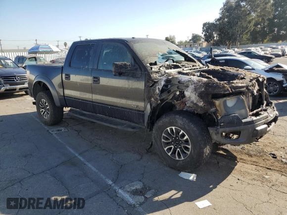 2014 Ford F-150 SVT Raptor with VIN 1FTFW1R6XEFC72954, listed as a Copart auction lot 85895224 with Not Provided miles and Non Repairable. Bid and sale history available at carsss.com. Image 4.