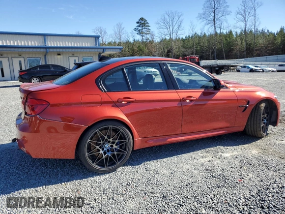2018 BMW M3 with VIN WBS8M9C52J5L00719, listed as a Copart auction lot 40472924 with 35,672 mi miles. Bid and sale history available at carsss.com. Image 3.