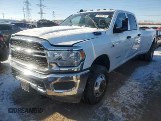 2022 Ram 3500 Tradesman with VIN 3C63RRGLXNG180234, listed as a Copart auction lot 87893705 with 0 mi miles and Salvage Title. Bid and sale history available at carsss.com. Image 1.