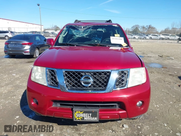 2008 Nissan Pathfinder S with VIN 5N1AR18U98C643086, listed as a IAAI auction lot 41282206 with 134,388 mi miles. Bid and sale history available at carsss.com. Image 13.