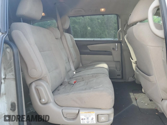 2015 Honda Odyssey EX with VIN 5FNRL5H4XFB022780, listed as a Copart auction lot 54724545 with Not Provided miles and Salvage Title. Bid and sale history available at DreamBid. Image 11.