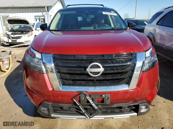 2022 Nissan Pathfinder Platinum with VIN 5N1DR3DK8NC269210, listed as a Copart auction lot 46353535 with 63,491 mi miles and Salvage Title. Bid and sale history available at carsss.com. Image 5.