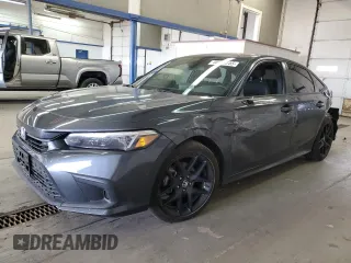 2024 Honda Civic Sedan Sport with VIN 2HGFE2F51RH530014, listed as a Copart auction lot 48580255 with 11,302 mi miles and Salvage Title. Bid and sale history available at carsss.com. Image 1.