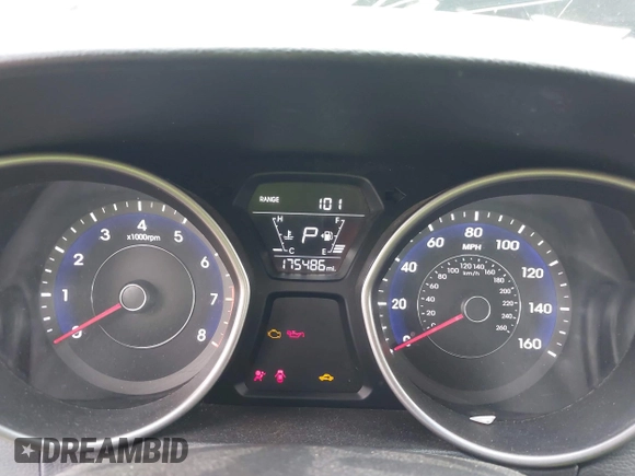 2015 Hyundai Elantra SE z VIN 5NPDH4AE3FH574776, wystawiony jako IAAI lot #42076620 z przebiegiem 175 486 mil mil oraz . Historia ofert i sprzedaży dostępna na DreamBid. Obrazek 7.