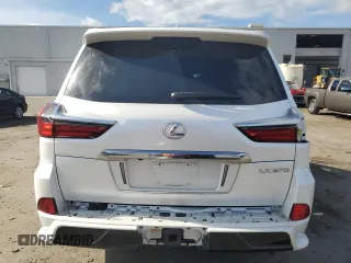 2021 Lexus LX 570 z VIN JTJDY7AX2M4347985, wystawiony jako Copart lot #50551935 z przebiegiem 59 197 mil mil oraz Szkoda całkowita • Salvage title. Historia ofert i sprzedaży dostępna na DreamBid. Obrazek 6.