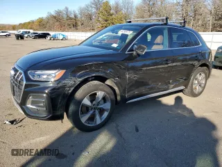 2023 Audi Q5 Premium with VIN WA1ABAFY0P2180588, listed as a Copart auction lot 45296975 with 24,530 mi miles and Salvage Title. Bid and sale history available at carsss.com. Image 1.