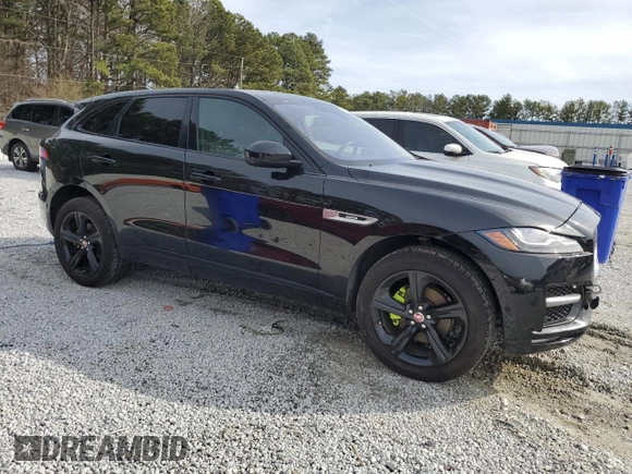 2017 Jaguar F-Pace 20d R-Sport with VIN SADCL2BN1HA085899, listed as a Copart auction lot 43330975 with 104,596 mi miles and Clean Title. Bid and sale history available at DreamBid. Image 4.
