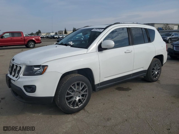 2016 Jeep Compass High Altitude Edition with VIN 1C4NJCEA1GD749348, listed as a Copart auction lot 43502645 with 97,389 mi miles and Salvage Title. Bid and sale history available at carsss.com. Image 1.