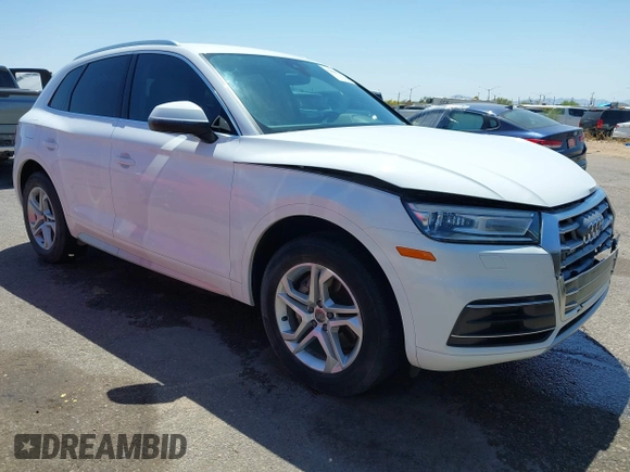 2019 Audi Q5 Premium with VIN WA1ANAFY3K2022536, listed as a IAAI auction lot 42004758 with 111,708 mi miles and . Bid and sale history available at DreamBid. Image 1.