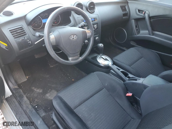 2008 Hyundai Tiburon GS with VIN KMHHM66D48U285161, listed as a Copart auction lot 44455035 with 43,780 mi miles and Salvage Title. Bid and sale history available at carsss.com. Image 8.