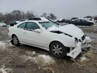2002 Mercedes-Benz CLK 320/430 with VIN WDBLJ65G82T126125, listed as a Copart auction lot 44887835 with Not Provided miles and Salvage Title. Bid and sale history available at DreamBid. Image 4.