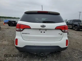 2014 Kia Sorento EX with VIN 5XYKUDA79EG445743, listed as a Copart auction lot 58472615 with 110,019 mi miles and Salvage title. Bid and sale history available at DreamBid. Image 6.