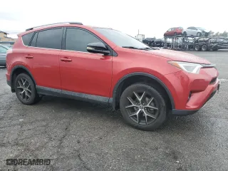 2017 Toyota RAV4 SE with VIN 2T3JFREV3HW588074, listed as a Copart auction lot 45357155 with 107,877 mi miles and Salvage Title. Bid and sale history available at carsss.com. Image 4.