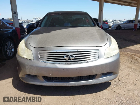 2007 Infiniti G35 Sedan Journey with VIN JNKBV61E27M724328, listed as a IAAI auction lot 42012857 with Not Provided miles. Bid and sale history available at carsss.com. Image 6.
