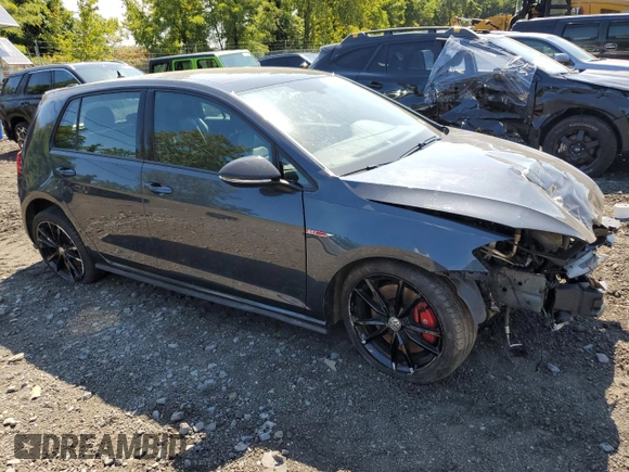 2021 Volkswagen Golf GTI S with VIN 3VW6T7AU7MM005255, listed as a Copart auction lot 70678014 with 26,103 mi miles and Salvage Title. Bid and sale history available at carsss.com. Image 4.