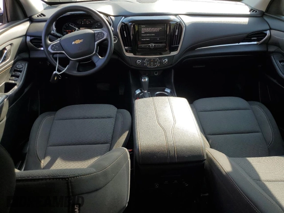 2020 Chevrolet Traverse LS with VIN 1GNEVFKW4LJ315658, listed as a Copart auction lot 55721495 with 80,808 mi miles and Salvage title. Bid and sale history available at DreamBid. Image 8.