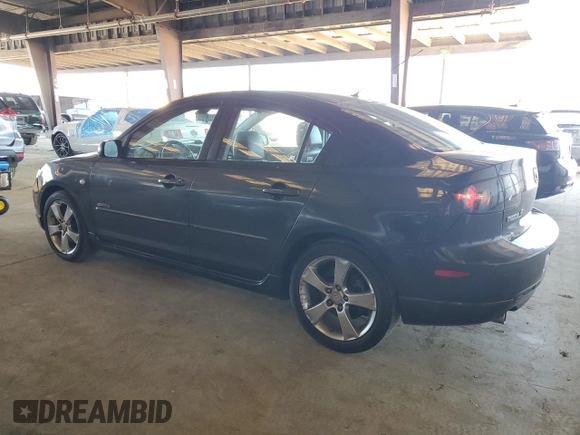 2005 Mazda 3 s with VIN JM1BK323051292729, listed as a Copart auction lot 46918825 with 168,205 mi miles and Clean Title. Bid and sale history available at carsss.com. Image 2.