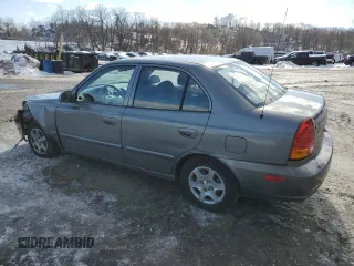 2003 Hyundai Accent GL with VIN KMHCG45C33U469496, listed as a Copart auction lot 45926595 with 77,737 mi miles and Salvage Title. Bid and sale history available at carsss.com. Image 2.