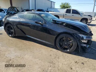 2021 Lexus LC с VIN JTHCP5AY1MA102612, выставлен на аукционе Copart как лот 55218254 с пробегом 17 767 миль миль и Списание • Salvage title. История ставок и продаж доступна на DreamBid. Изображение 4.