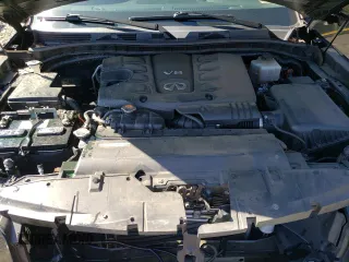 2017 Infiniti QX80 with VIN JN8AZ2NE5H9155228, listed as a Copart auction lot 50236635 with 105,676 mi miles and Salvage Title. Bid and sale history available at carsss.com. Image 12.