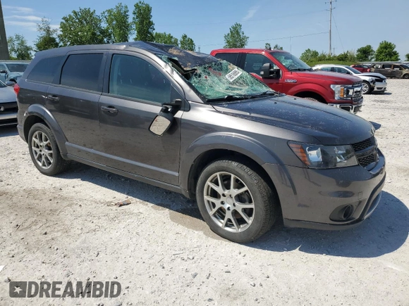 2017 Dodge Journey GT z VIN 3C4PDDEGXHT696512, wystawiony jako Copart lot #58516885 z przebiegiem 70 207 mil mil oraz Czysty tytuł • Clean title. Historia ofert i sprzedaży dostępna na DreamBid. Obrazek 4.
