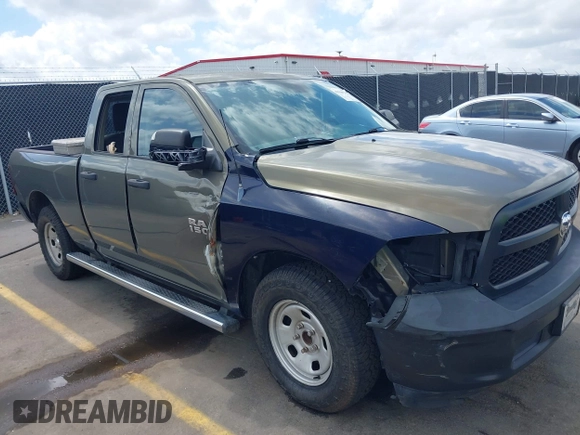 2014 Ram 1500 Tradesman with VIN 1C6RR6FG6ES233212, listed as a IAAI auction lot 41940763 with 131,914 mi miles and . Bid and sale history available at DreamBid. Image 1.