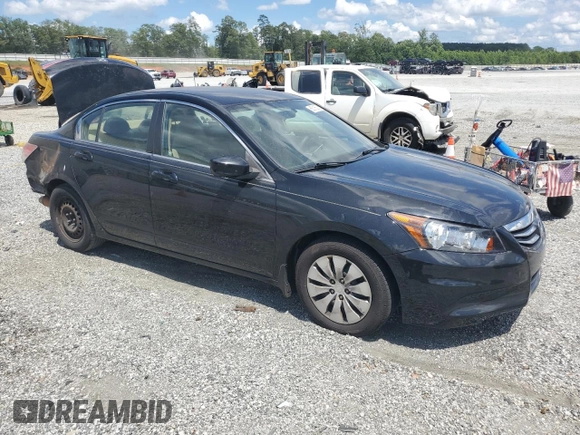 2011 Honda Accord LX with VIN 1HGCP2F33BA081354, listed as a Copart auction lot 60515505 with 198,365 mi miles and Salvage title. Bid and sale history available at DreamBid. Image 4.