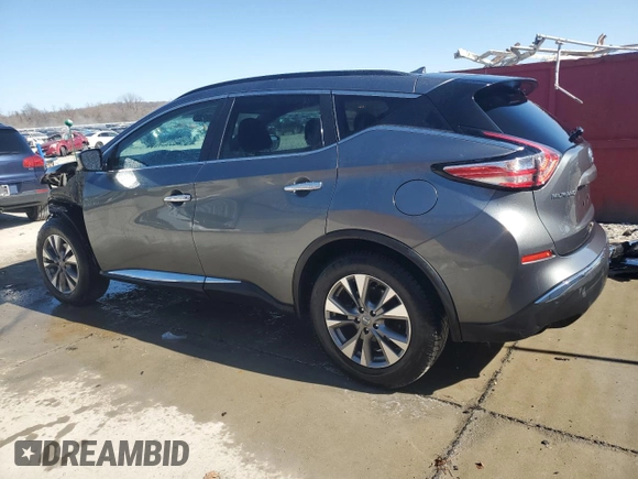 2016 Nissan Murano Platinum z VIN 5N1AZ2MGXGN101553, wystawiony jako Copart lot #48137575 z przebiegiem 123 891 mil mil oraz Szkoda całkowita • Salvage title. Historia ofert i sprzedaży dostępna na DreamBid. Obrazek 2.