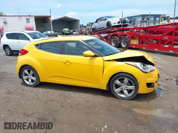 2012 Hyundai Veloster w/Black Int with VIN KMHTC6AD5CU046702, listed as a IAAI auction lot 42245379 with 136,327 mi miles and . Bid and sale history available at DreamBid. Image 13.