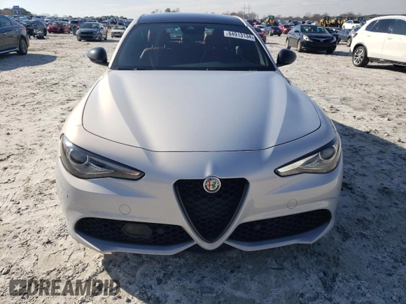 2020 Alfa Romeo Giulia Ti Sport with VIN ZARFAMBN0L7635096, listed as a Copart auction lot 84913134 with 49,765 mi miles and Salvage title. Bid and sale history available at DreamBid. Image 5.