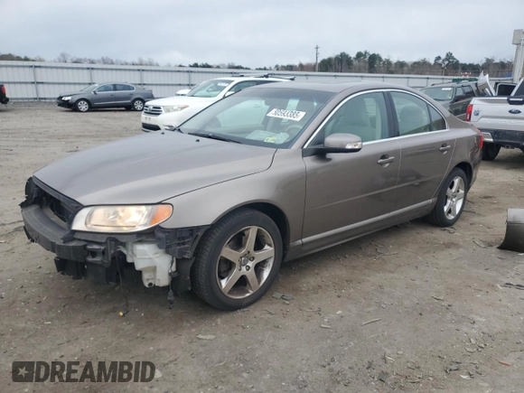 2009 Volvo S80 I6 Turbo with VIN YV1AH992591092729, listed as a Copart auction lot 50593385 with 66,266 mi miles and Clean Title. Bid and sale history available at carsss.com. Image 1.