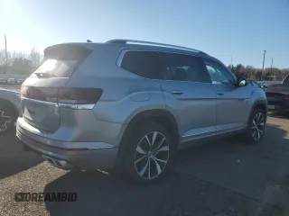 2024 Volkswagen Atlas SEL Premium R-Line с VIN 1V2FR2CA4RC507753, выставлен на аукционе Copart как лот 83025414 с пробегом 17 225 миль миль и Списание • Salvage title. История ставок и продаж доступна на DreamBid. Изображение 3.