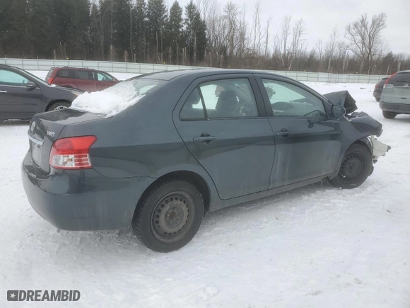 2007 Toyota Yaris with VIN JTDBT903671078091, listed as a Copart auction lot 44891605 with 0 mi miles and Salvage Title. Bid and sale history available at carsss.com. Image 3.