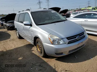 2007 Kia Sedona EX with VIN KNDMB233876108371, listed as a Copart auction lot 71360184 with 199,487 mi miles and Salvage Title. Bid and sale history available at carsss.com. Image 4.