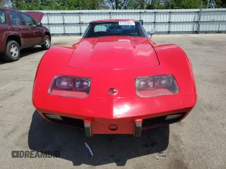 1976 Chevrolet Corvette with VIN 1Z37L6S405318, listed as a Copart auction lot 61433005 with 125,438 mi miles and Salvage title. Bid and sale history available at DreamBid. Image 5.