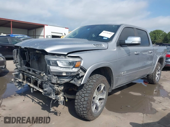 2019 Ram 1500 Laramie with VIN 1C6SRFJT8KN686506, listed as a IAAI auction lot 42499382 with 145,287 mi miles and . Bid and sale history available at DreamBid. Image 20.