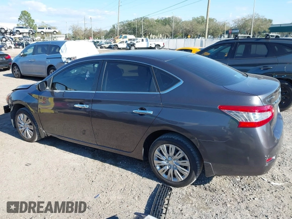 2013 Nissan Sentra SV with VIN 3N1AB7AP6DL707215, listed as a IAAI auction lot 41684144 with 130,726 mi miles and . Bid and sale history available at DreamBid. Image 14.