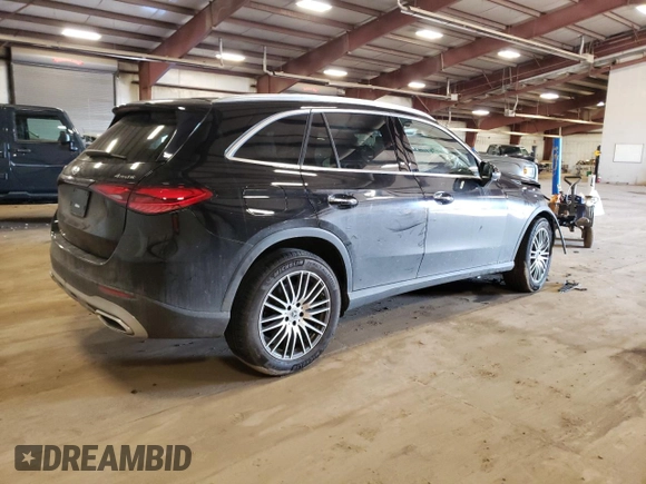 2024 Mercedes-Benz GLC with VIN W1NKM4HB0RF086603, listed as a Copart auction lot 46851045 with 0 mi miles and Non Repairable. Bid and sale history available at carsss.com. Image 3.