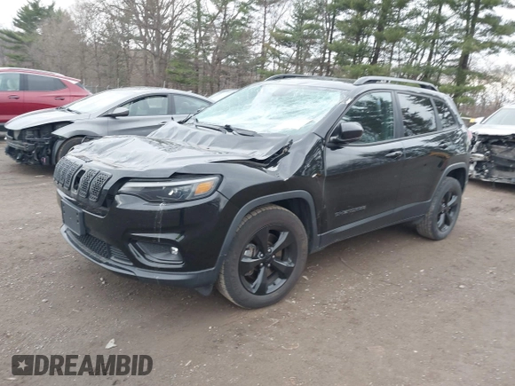 2019 Jeep Cherokee Latitude Plus with VIN 1C4PJMLB6KD389996, listed as a IAAI auction lot 41849419 with 60,122 mi miles. Bid and sale history available at carsss.com. Image 18.