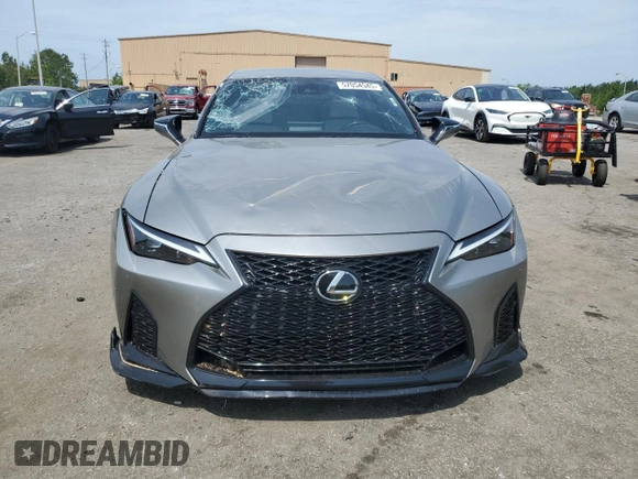 2021 Lexus IS 350 F Sport z VIN JTHGZ1B28M5038768, wystawiony jako Copart lot #57054545 z przebiegiem 36 358 mil mil oraz Szkoda całkowita • Salvage title. Historia ofert i sprzedaży dostępna na DreamBid. Obrazek 5.