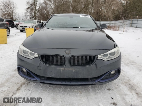 2014 BMW 4 Series 428i xDrive with VIN WBA3N5C52EF717276, listed as a Copart auction lot 43436715 with 200,942 mi miles and Salvage Title. Bid and sale history available at DreamBid. Image 5.