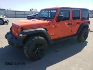 2019 Jeep Wrangler Unlimited Sport S с VIN 1C4HJXDG2KW519065, выставлен на аукционе Copart как лот 46622145 с пробегом 76 932 миль миль и Списание • Salvage title. История ставок и продаж доступна на DreamBid. Изображение 1.