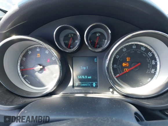 2011 Buick Regal CXL RL3 with VIN W04GR5EC5B1030249, listed as a IAAI auction lot 41785624 with 48,973 mi miles and . Bid and sale history available at DreamBid. Image 7.