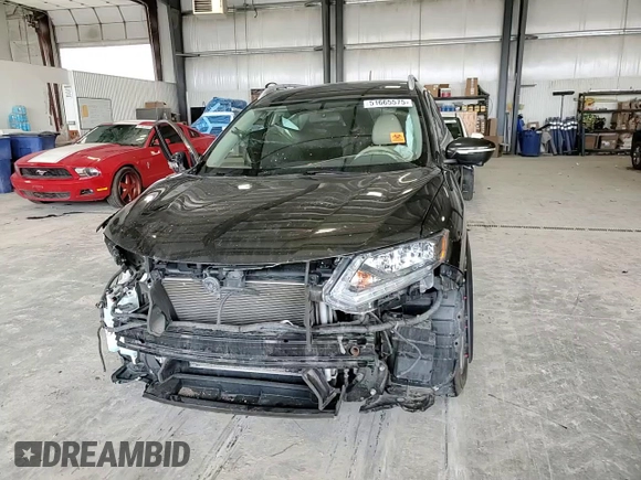 2015 Nissan Rogue SV with VIN 5N1AT2MT1FC774630, listed as a Copart auction lot 51665575 with 0 mi miles and Salvage Title. Bid and sale history available at carsss.com. Image 11.