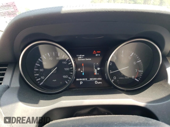 2015 Land Rover Range Rover Evoque Pure Plus with VIN SALVP2BG6FH015290, listed as a Copart auction lot 60198715 with 91,403 mi miles and Salvage title. Bid and sale history available at DreamBid. Image 9.