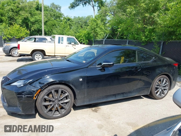 2019 Lexus RC 300 with VIN JTHHA5BC1K5010352, listed as a IAAI auction lot 42413621 with 28,456 mi miles and . Bid and sale history available at DreamBid. Image 13.