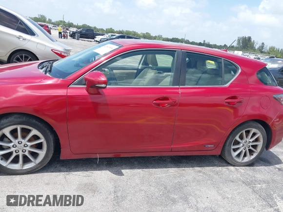 2013 Lexus CT 200h with VIN JTHKD5BH4D2134161, listed as a IAAI auction lot 42501508 with 227,626 mi miles and . Bid and sale history available at DreamBid. Image 13.