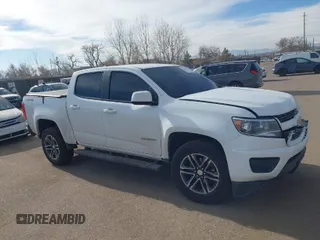2019 Chevrolet Colorado 4WD Work Truck with VIN 1GCGTBEN0K1125759, listed as a IAAI auction lot 41466788 with 64,504 mi miles. Bid and sale history available at carsss.com. Image 1.