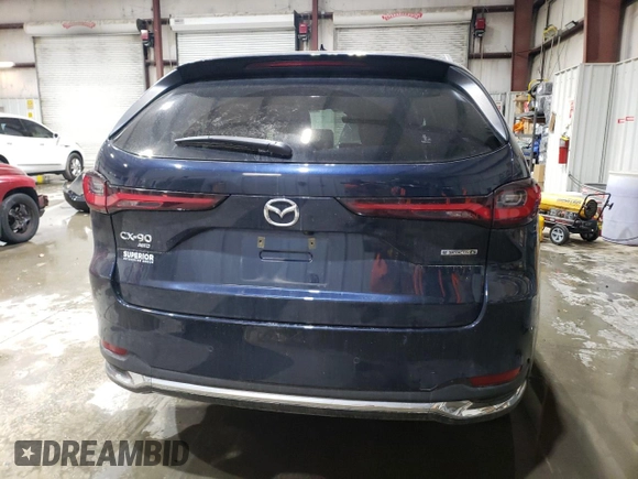 2024 Mazda CX-90 Premium Plus z VIN JM3KKEHD9R1174445, wystawiony jako Copart lot #45038705 z przebiegiem 10 178 mil mil oraz Szkoda całkowita • Salvage title. Historia ofert i sprzedaży dostępna na DreamBid. Obrazek 6.